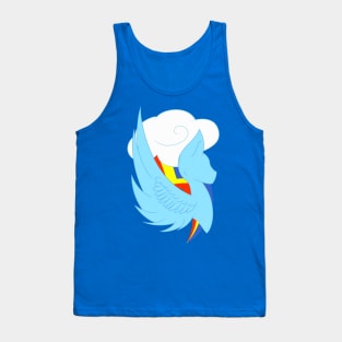 Silhouette - Rainbow Dash Tank Top